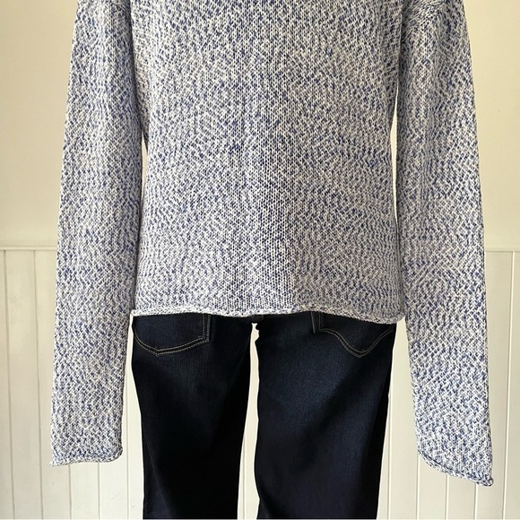 Lord & Taylor Marled Knit Boat Neck Sweater Size M - Picture 10 of 13